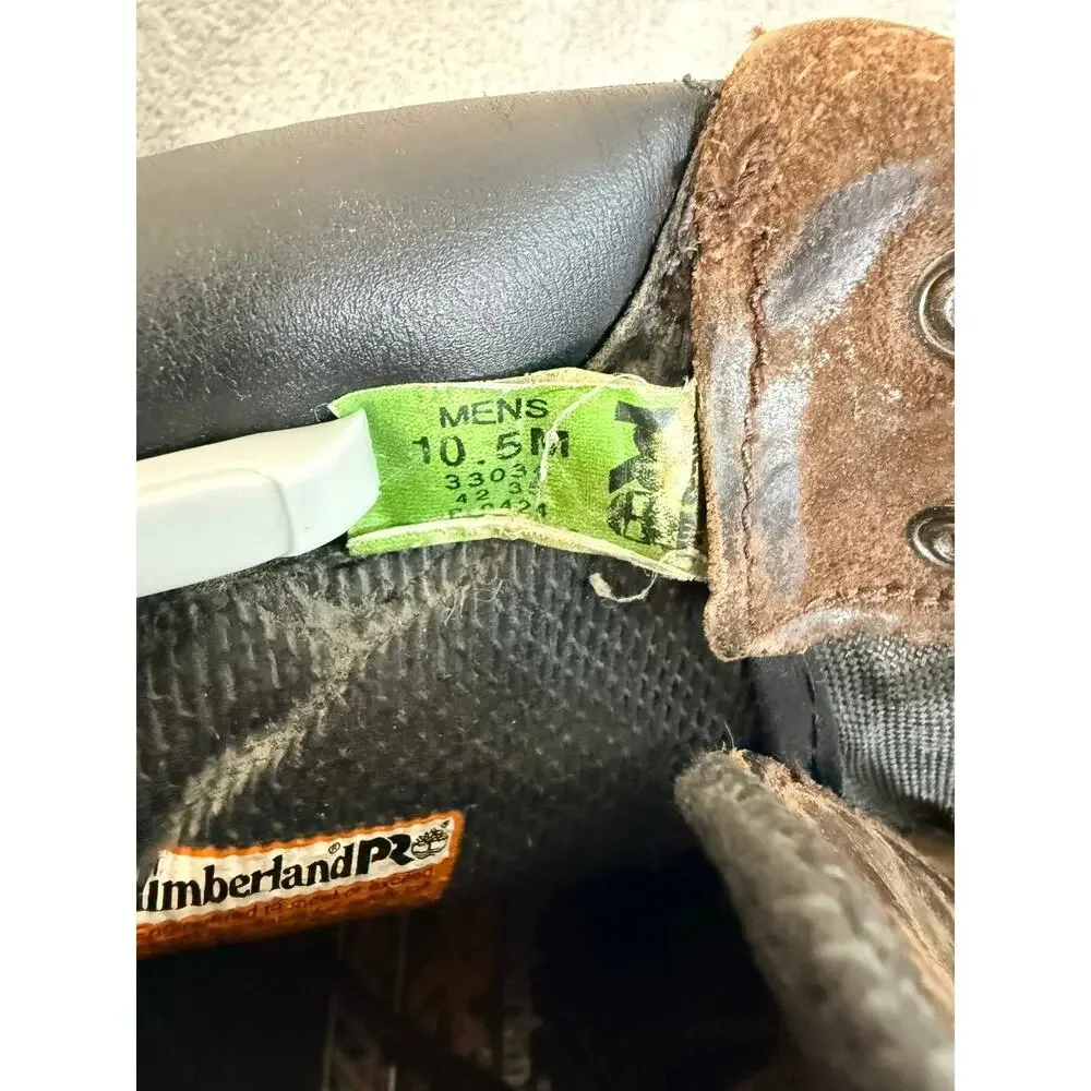 Timberland PRO Pit Boss Steel Toe Men 10.5M Broken In Rugged Work Boots
